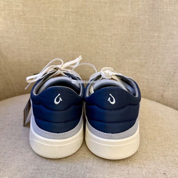 NEW w tags! Men's OluKai Punini Sneakers 8.5 collapsable heel. Vapor/Trench blue - Picture 5 of 10